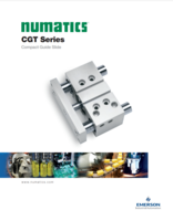 NUMATICS CGT CATALOG CGT SERIES: COMPACT GUIDE SLIDES